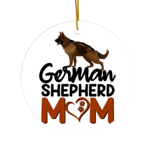 Dog Ceramic Ornaments | Dog Ceramic Ornaments | German shepherd mom
