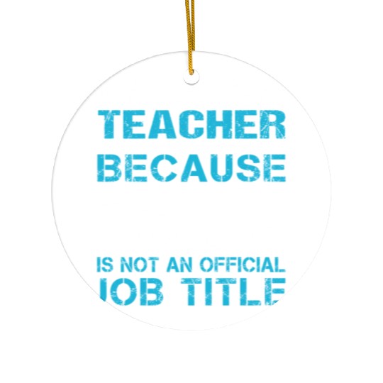 Reading Teacher Ceramic Ornaments - Freaking Awesome Gift It
