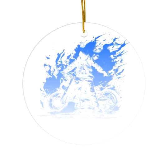 Motorcycle Passion gazoline In The Veins Ceramic Ornaments