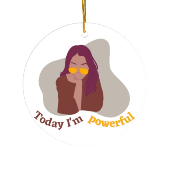 Embrace Equity International Women's Day Ceramic Ornaments