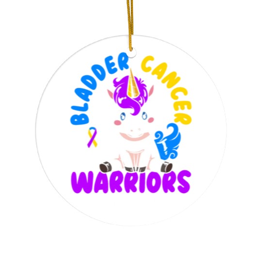 Bladder Cancer Warriors Are Magical Bladder Cancer Ceramic Ornaments