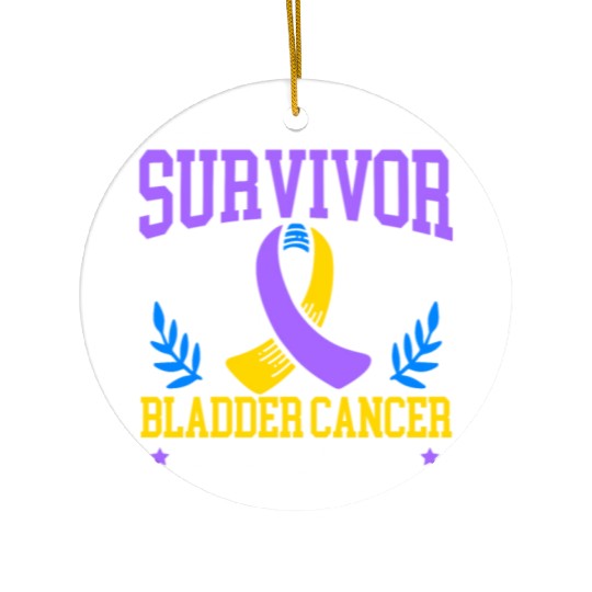 Bladder Cancer Survivor Bladder Cancer Awareness Ceramic Ornaments