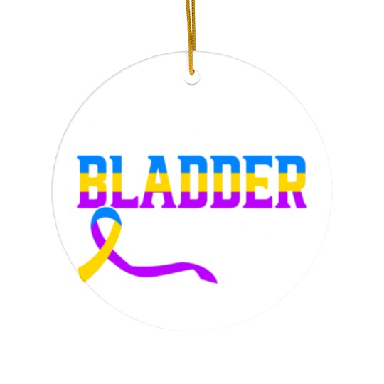 Piss On Bladder Cancer Awareness Month Ceramic Ornaments