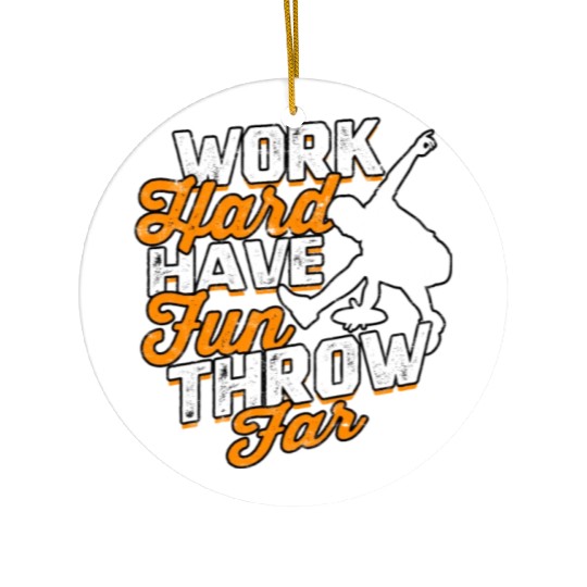 Ultimate Frisbee Importanter Disc Golf Ultimate Ceramic Ornaments