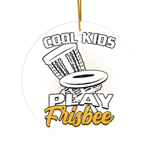 Ultimate Frisbee Importanter Disc Golf Ultimate Ceramic Ornaments