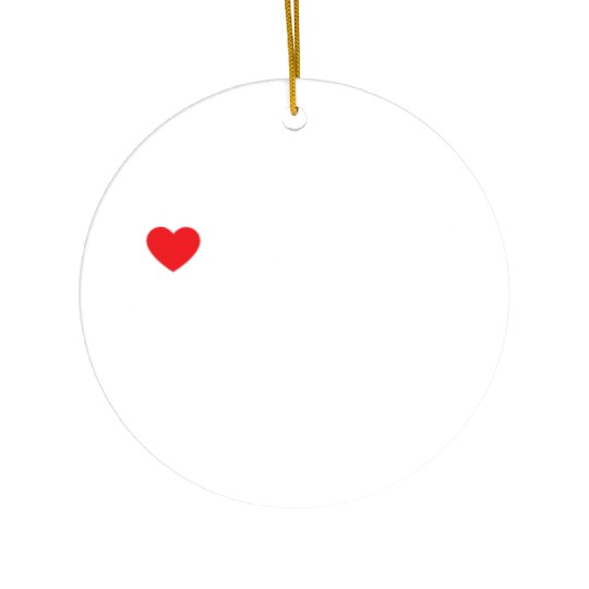 Love Hot Pizza Is My Valentine Ceramic Ornaments