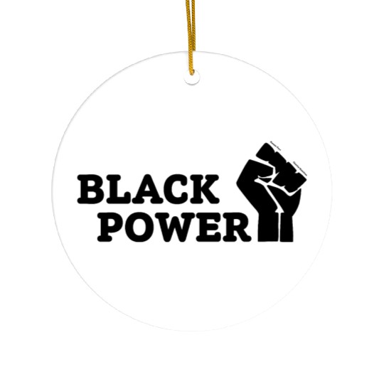 Black Power Ceramic Ornaments