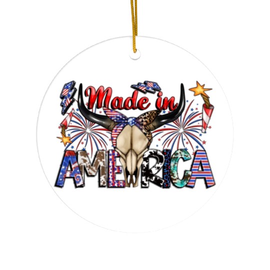 Made İn America Ceramic Ornaments