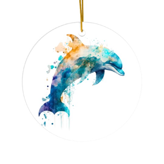 Dolphin Ceramic Ornaments