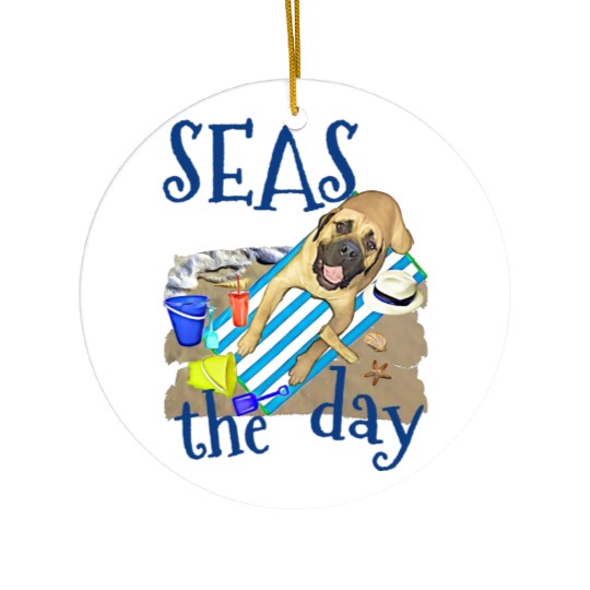 SEAS Mastiff Ceramic Ornaments