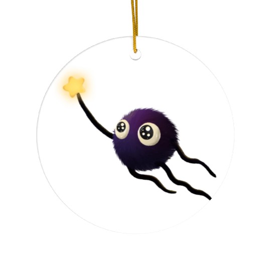little soot sprite Ceramic Ornaments