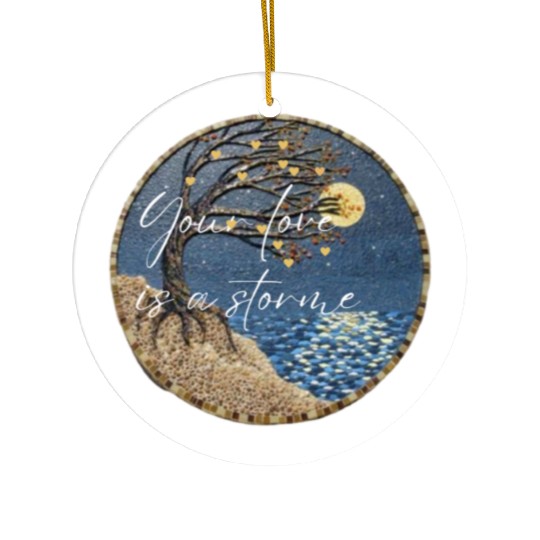 Storm love Ceramic Ornaments