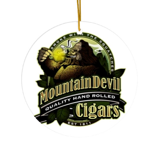Mountain Devil Cigars Quality Hand Rolled Ceramic Ornaments