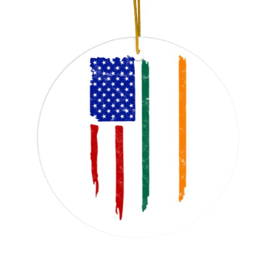 US Immigrant Indigenous USA Immigrants america Ceramic Ornaments