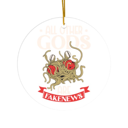 Atheist Atheism Flying Spaghetti Pastafarianism Ceramic Ornaments