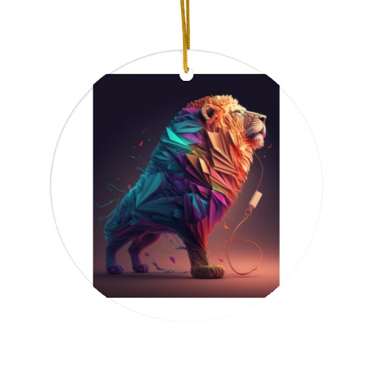 lion Ceramic Ornaments