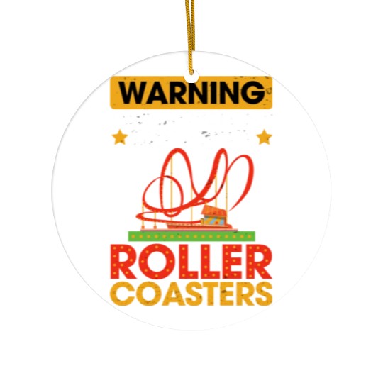Vintage Roller Coaster Roller Coaster Lover Ceramic Ornaments