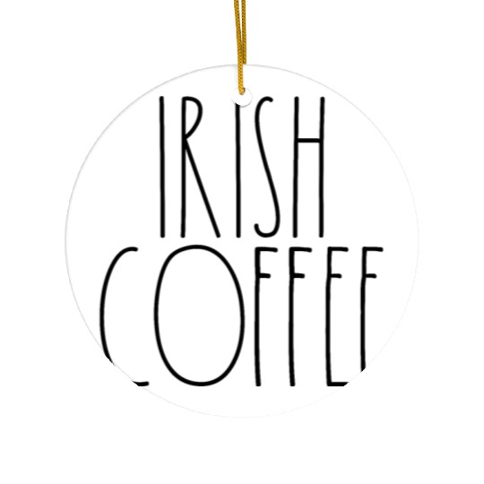 Irish Coffee Rae Dunn Inspired Minimalist Decor Ceramic Ornaments