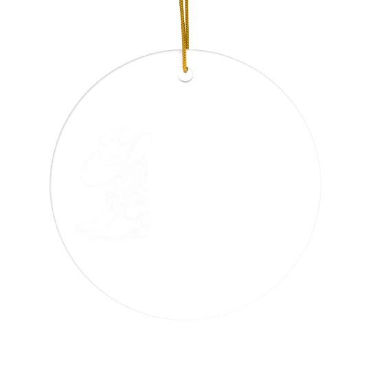 Boots And Bling It's A Cowgirl Thing Ceramic Ornaments