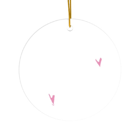 no one fights alone Ceramic Ornaments