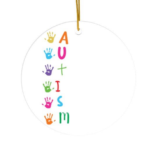 Always Unique Totally Intelligent Sometimes Autism Ceramic Ornaments