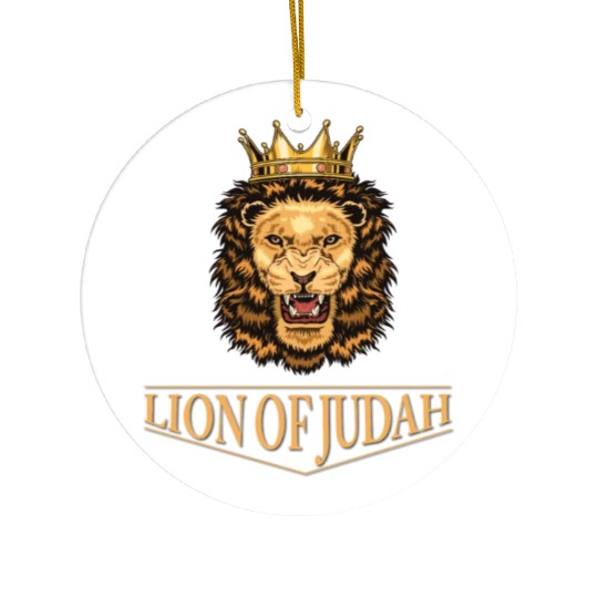 Lion of Judah 02 Ceramic Ornaments