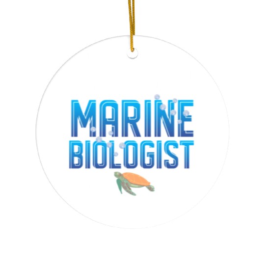 Biology Science Ocean Student Ceramic Ornaments