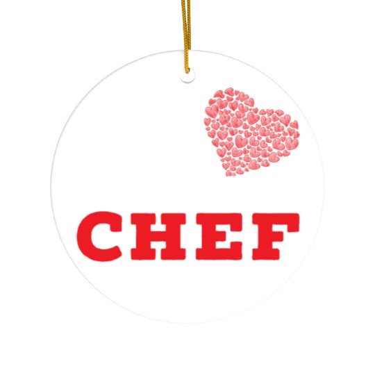 Culinary Gangster Pastry Chef Cooking Culinary Ceramic Ornaments