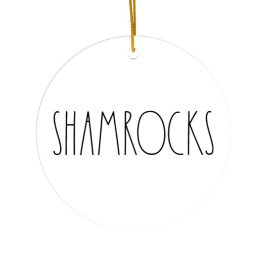 Shamrocks Rae Dunn Inspired Minimalist Decor Ceramic Ornaments