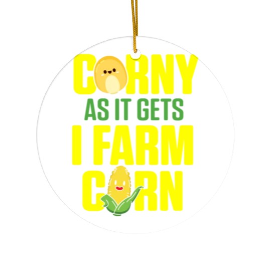 Corn Agriculture Crops Farming Farmer Ceramic Ornaments