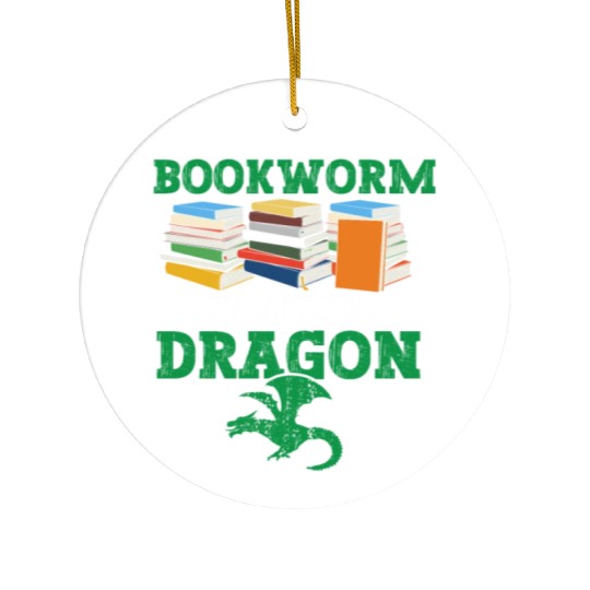 Librarian Bookworm Book Nerd Reading Library Ceramic Ornaments