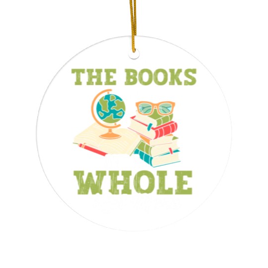 Librarian Bookworm Book Nerd Reading Library Ceramic Ornaments