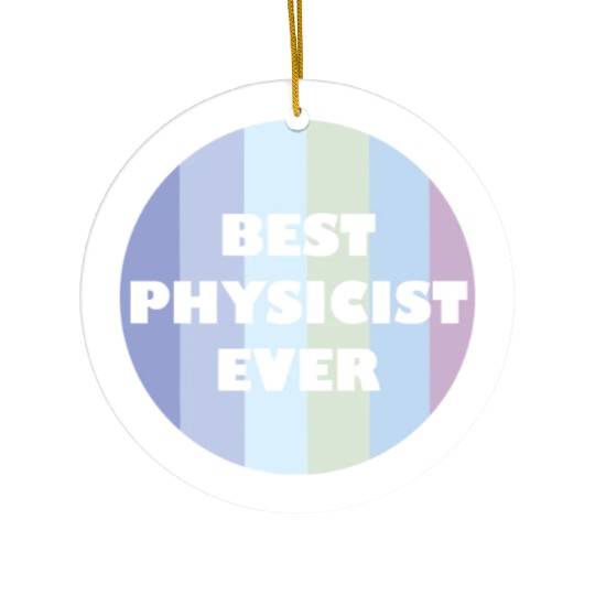 Retro Physics Lover Educational Best Physicist Ceramic Ornaments