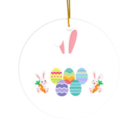 Egg Hunt Squad 2023 Egg Hunt Funny Easter Day 2023 Ceramic Ornaments