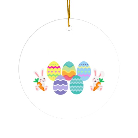 Hunting Season Egg Hunt Eggs Funny Easter Day 2023 Ceramic Ornaments