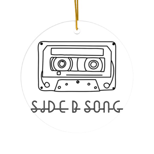 Never forget 90s Cassette Tape Song Gift Ceramic Ornaments