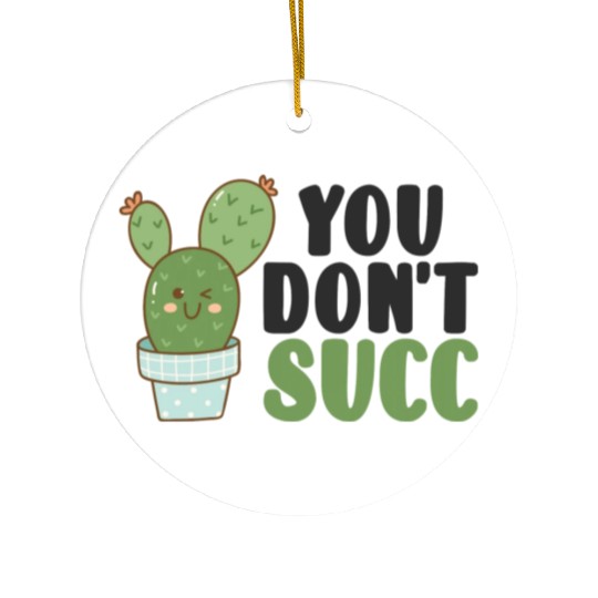 Plant Lover Cute Succulents Cacti Plants Ceramic Ornaments