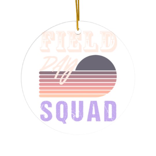 FIELD DAY SQUAD Ceramic Ornaments