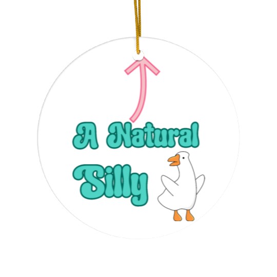 A Natural Silly Goose: Fun & Lighthearted Design Ceramic Ornaments