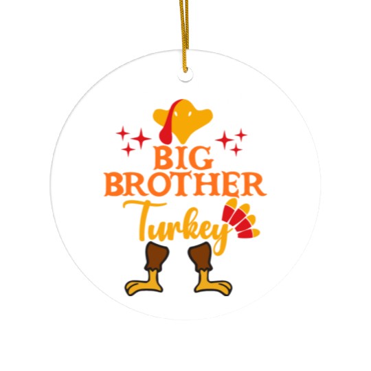 Big Brother Turkey Ceramic Ornaments