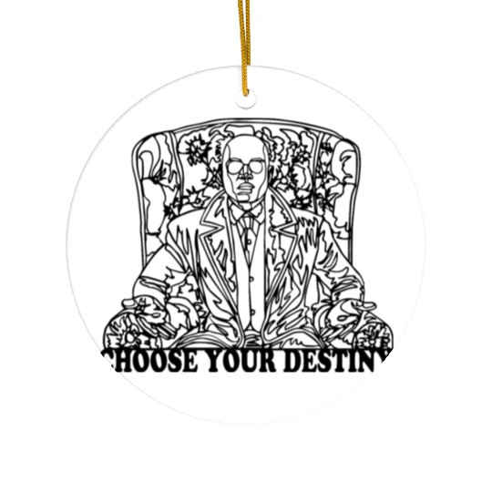 Choose your destiny | Choose red one or blue one Ceramic Ornaments