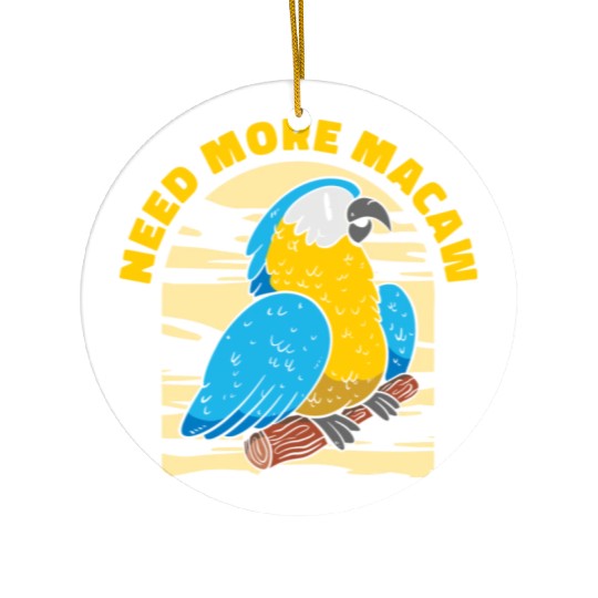 Macaw Parrot Lover Nature Zoo Animal Pet Ceramic Ornaments