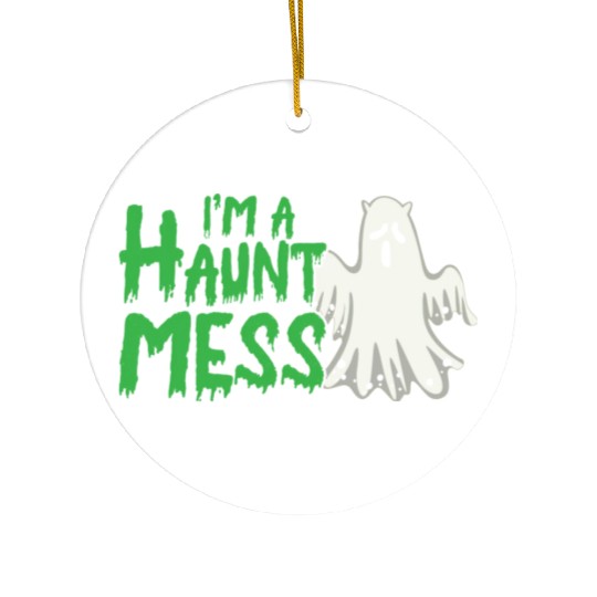 Halloween Paranormal Ghost Hunters Horror Fans Ceramic Ornaments