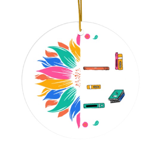 Read Books Be Kind Stay Weird Ceramic Ornaments