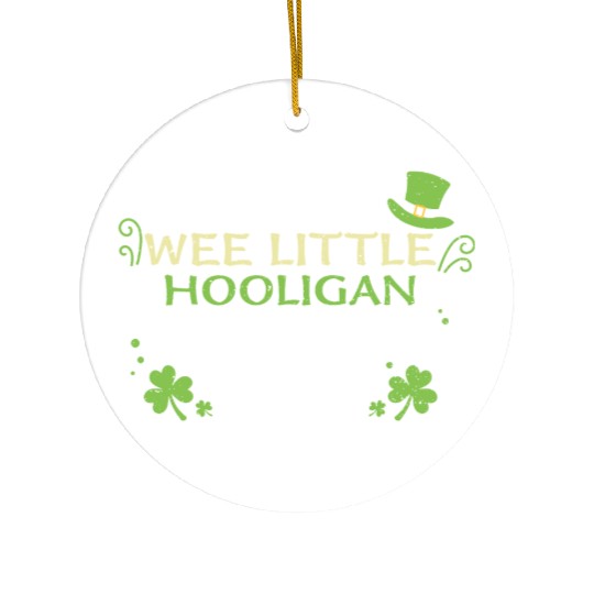 Wee Little Hooligan Ceramic Ornaments