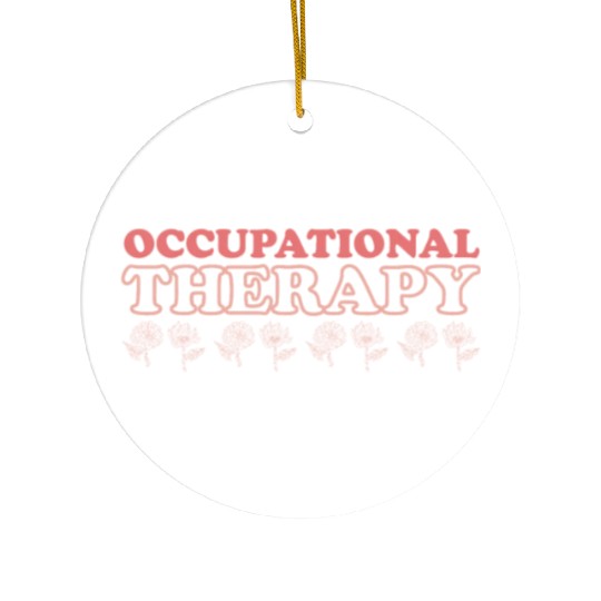 Cute Occupational Therapy Apparel Ceramic Ornaments
