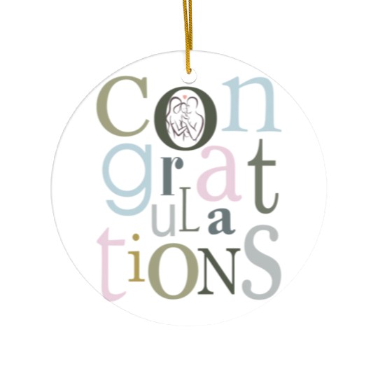 congratulations newborn baby Ceramic Ornaments