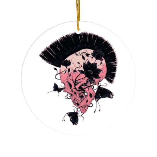 Pink is Punk Ceramic Ornaments
