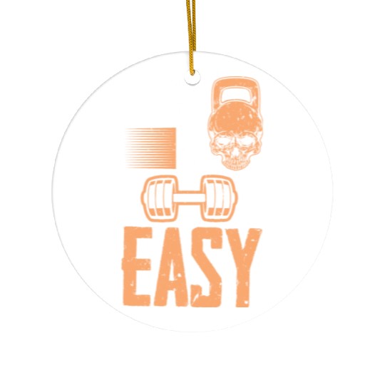 Bodybuilder Weights Gym Workout Fitness Training Ceramic Ornaments