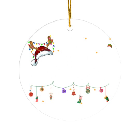 Fa La La 8 Math Teacher Christmas Ceramic Ornaments